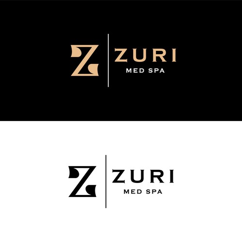 Zuri Med Spa Logo Diseño de MysteriousStudio