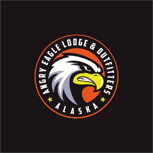 Diseño de AISHA 83 titulado "Angry Eagle Lodge & Outfitters"