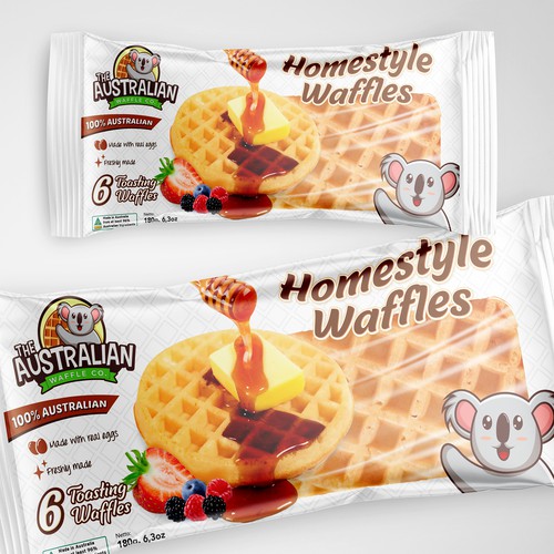 Waffle Packet Design Design by rizal hermansyah