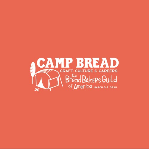 Seeking a playful and evocative logo for Camp Bread--an event for professional bakers Design by VictorChon