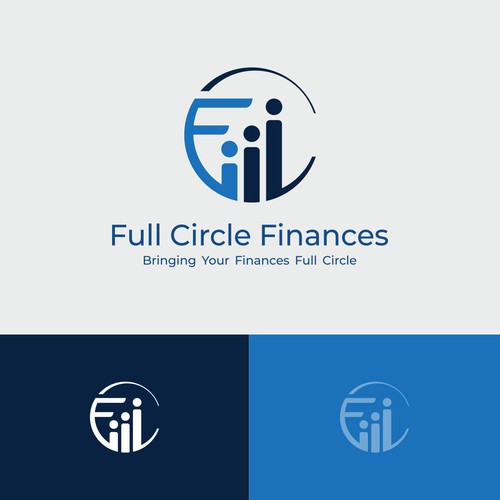 Simple but eye catching Full Circle logo for retirees-ontwerp door Unique V Designs