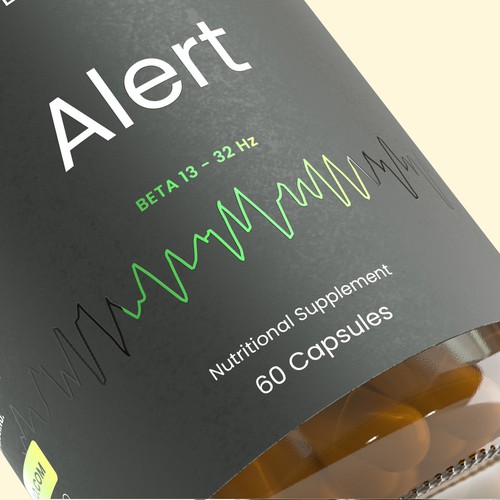 Design a product label for a bio hacker brand - Brain Pro Design by Jonesy
