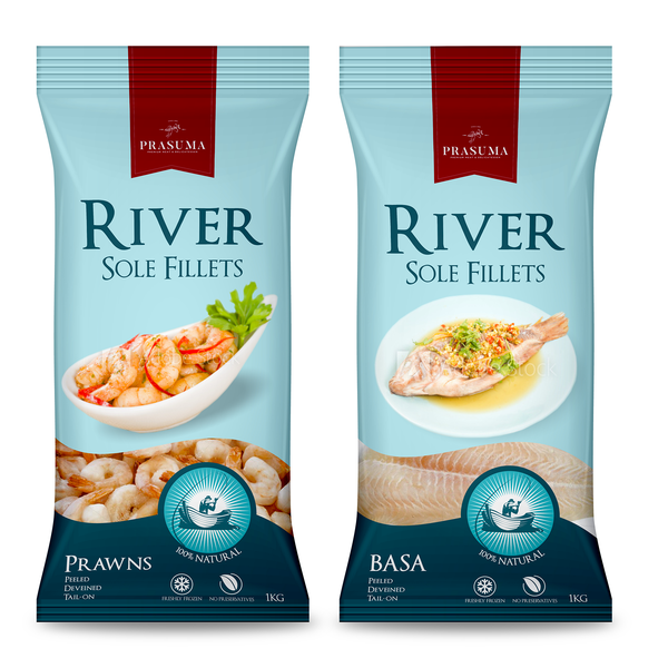 River Sole Fillets Package Design
