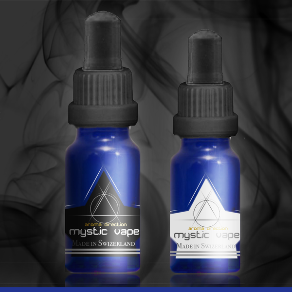 Etikettendesign für eine Aroma Produktlinie