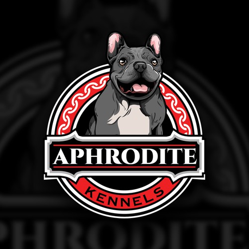 Diseño de Design logo for French Bulldog breeder In Music City Aphrodite Kennels de infernal kiss