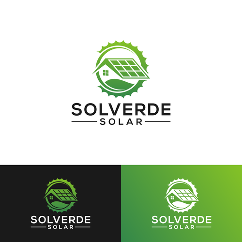 Clean logo for solar company Design by Brainfox