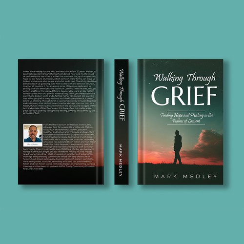 Book Cover: "Walking Through Grief" Guaranteed Winner! Design by H.Khush