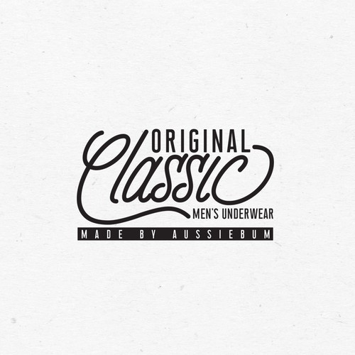 Design the logo for aussieBum's No1 Underwear range; Original Classic Design by SerFer15