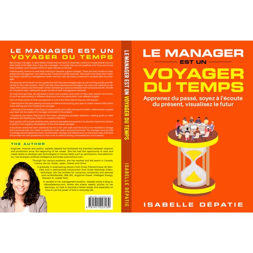 Cover for a French book about management - Fun work ! :) Diseño de Colibrian