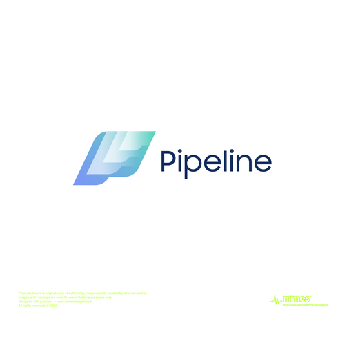 Design a cool, sleek, tech-oriented logo for Pipeline Design von nmxdesigns™
