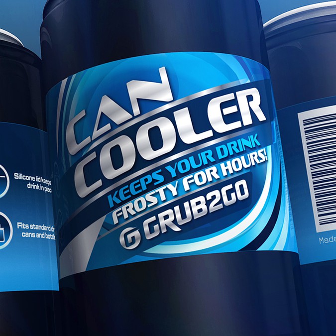 Design a Label for a Stainless Steel Can Cooler Product label contest
