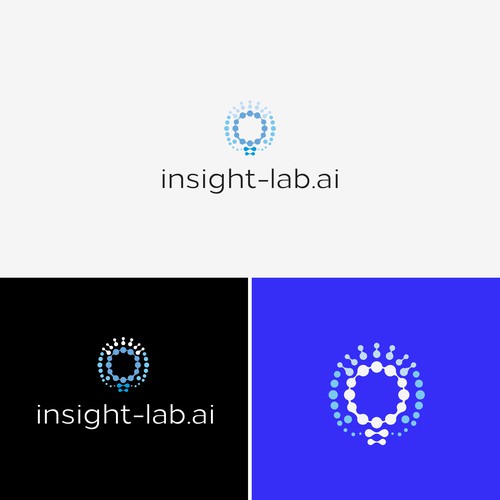logo for insight-lab.ai  cloud based tool for marketers and insight specialists Design by dellfi ©