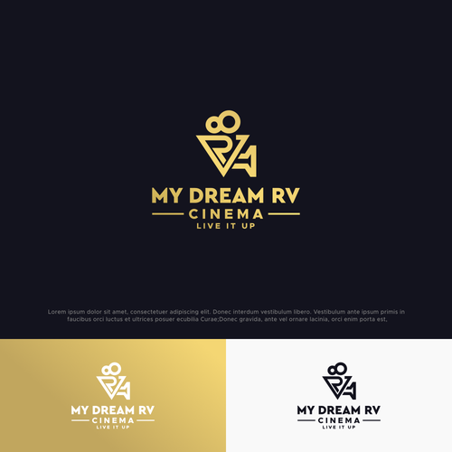 RV COMPANY EXPANDS INTO MOVIES AND PRODUCTION . NEED TO BLEND TO EXISTING LOGO Design by rzaltf