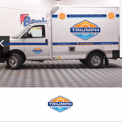 HVAC Van Wrap Design by Sergey_ZV