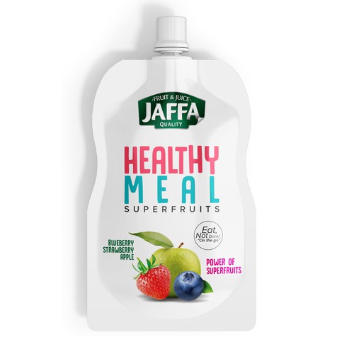 Develop Concept Design for Jaffa "Fruit in Pocket" adults’ fruit and berry puree Design réalisé par syakuro