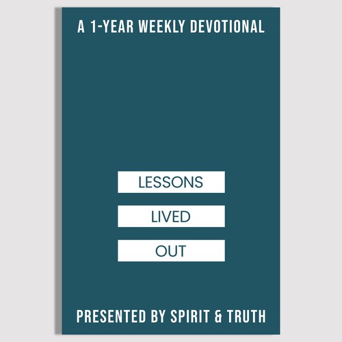 We need a captivating cover for our 1-year Devotional! Design by Zahari Studio