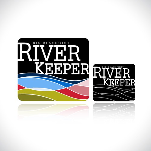 Logo for the Big Blackfoot Riverkeeper Réalisé par Wish Design