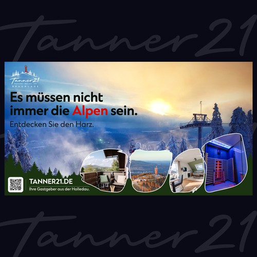 Hochwertiges Kinowerbemotiv für exklusive Ferienwohnung im Harz – kreative Bildkomposition gesucht