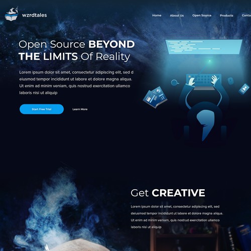 Web page design contest entry by diazguillermo7⭐️
