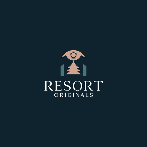 Custom Resort-Themed Apparel Logo Design Design by M a s s i o n .