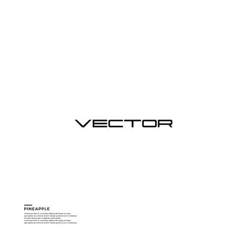 Create a awesome wordmark logo for Vector Design by pineapple ᴵᴰ