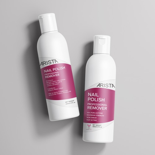 Arista Nail Polish Remover Design by Rajith Shantha