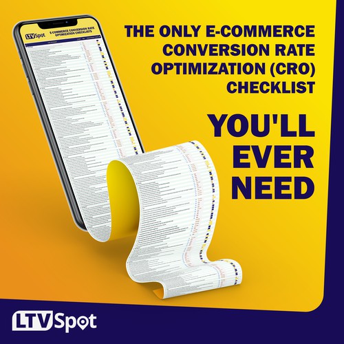 Designs | Banner for the E-commerce Conversion Checklist | Banner ad ...