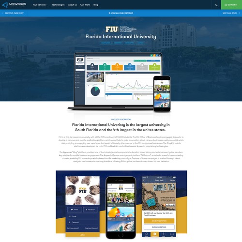 Software Development Company / Agency - Re-design Design by MetalDesigns