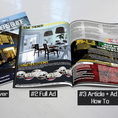 Eye Catching Advertising Magazine Layout needed for the Home Build Industry Design by iamGrv