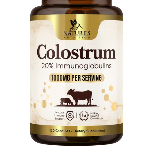 Powerful, Colostrum Design Needed for Nature's Nutrition Design by UnderTheSea™