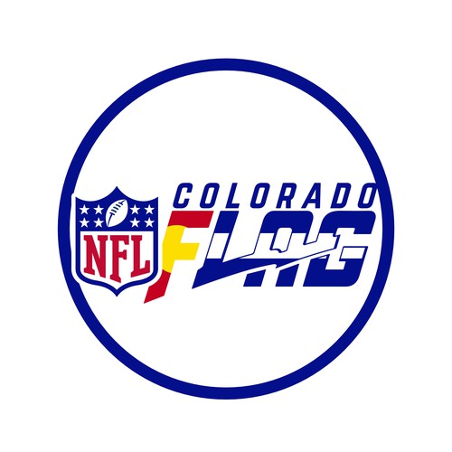 Colorado NFL Flag Logo Réalisé par indraDICLVX