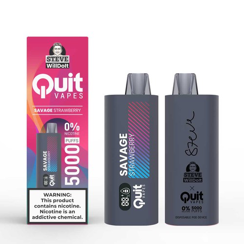 Quit Vape Package for disposable vape device Design by Kula Studio
