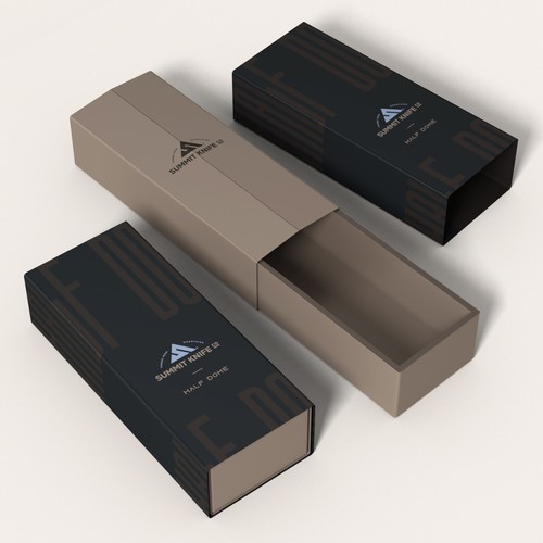 Premium EDC Knife Packaging Design Design by CUPEDIUM