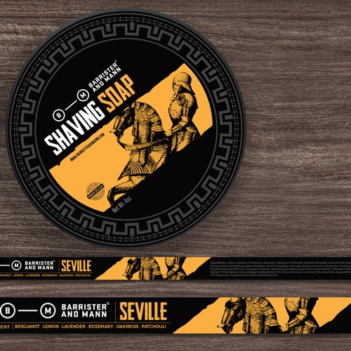 Design Updated and Stylish Labels for Our Best-Selling Men's Shaving Soap Ontwerp door ADD778