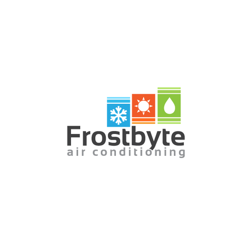 logo for Frostbyte air conditioning Design by Alentejano