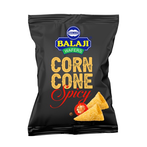 Amazing Pack design for our newly corn snacks Design by MarsiDesign