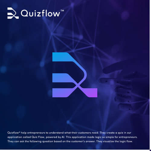 We need a powerful logo design for our AI Quiz Flow SaaS Design by Sleigh Visual