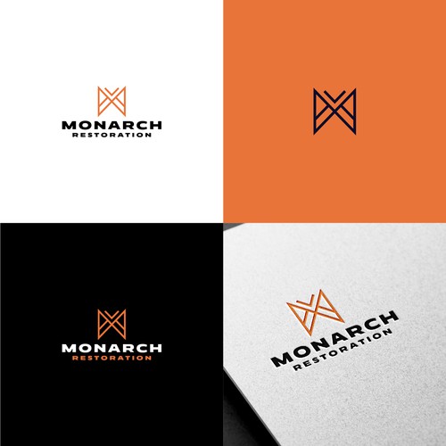 Design a modern clean logo package for a restoration company Design by Danny A