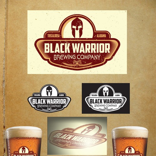Design di Black Warrior Brewing Company needs a new logo di AP Design Co.