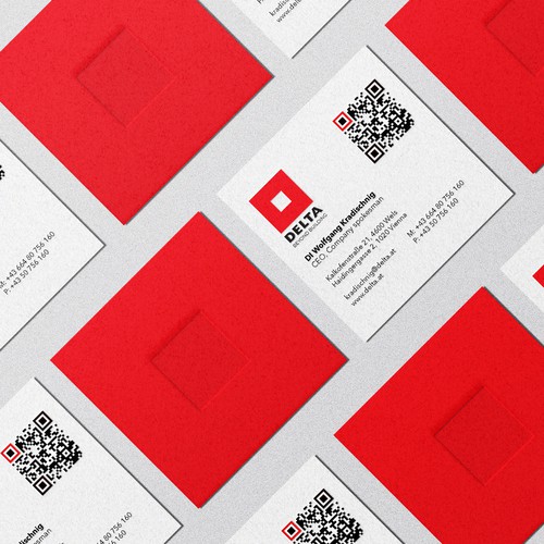 PNX GraphicsさんのDELTA Business Card Relaunchデザイン