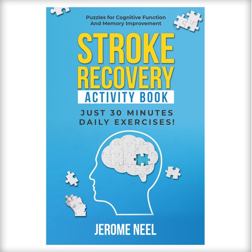 Stroke recovery activity book: Puzzles for cognitive function and memory improvement Design von N&N Designs