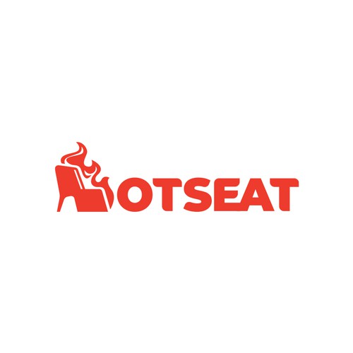 Impactful Logo For 'Hot Seat Events' – Learn from Industry Experts Through Livestreams & Events. Design by Elleve