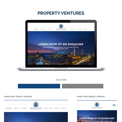 Web page design contest entry by Obizzy