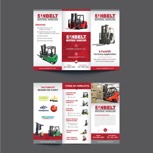 We Need A Powerful Brochure For A Forklift Dealership Design by HF Tushar