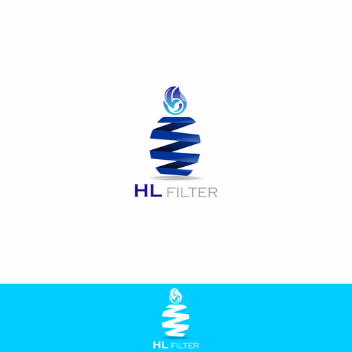 HL Filter Logo air and liquid filtration Logo design contest