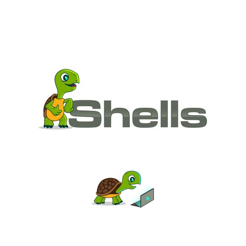 Logo design for UNIX Shell company. Design réalisé par Felipe Sánchez