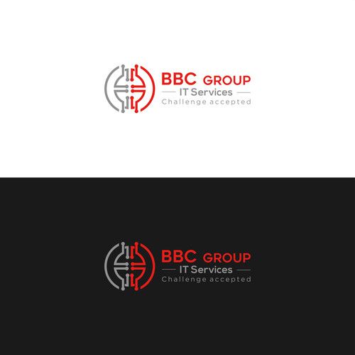 Logo for a leading internal IT Service Provider - Challenge accepted? Design by Alwide