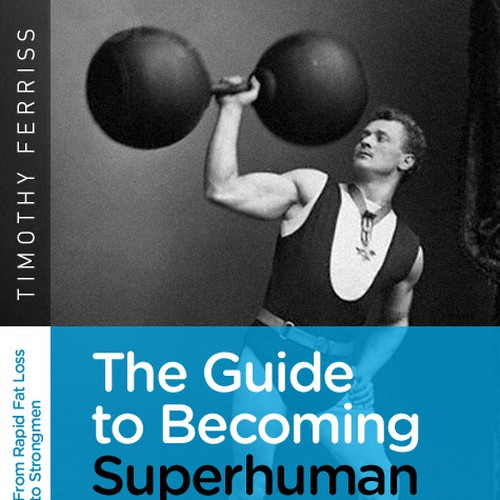 "Becoming Superhuman" Book Cover Design by leesteffen
