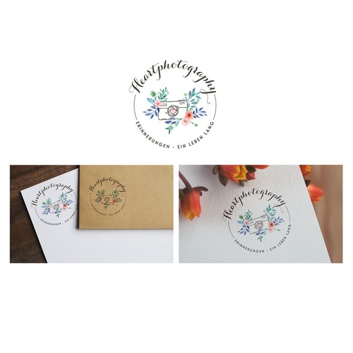 "Heartphotography - ein Logo welches die Leute umhaut" winning Logo design