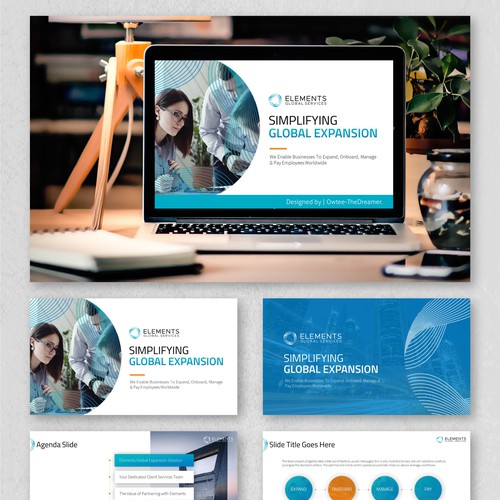 Elements rebrand PPT Design by Owtee-TheDreamer.